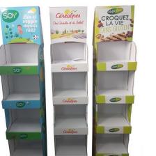 display carton plv de sol Publidecor standard et sur mesure présentoir de sol